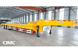 CIMC Tri Axle 60 Ton Low Bed Trailer will be sent to Malaysia