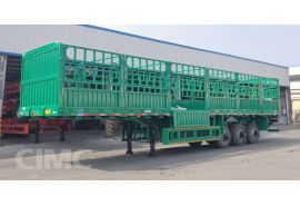CIMC 3 Axle 50 Ton Livestock Cargo Trailer is ready for shipping to Zimbabwe
