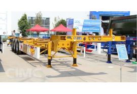 CIMC 3 Axle Shipping Container Chassis Trailer is Ready for Nigeria
