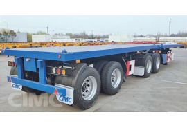 CIMC 4 Axle 20Ft Superlink Flat Deck Trailer will be Sent to Gabon