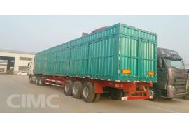 CIMC Van Cargo Box Trailer is Ready for Rwanda Customer