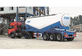 CIMC 3 Axle 35CBM Bulk Cement Powder Tankers Truck is Ready for Mali