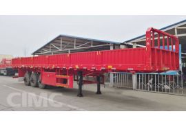 CIMC 3 Axle 40 Ton Side Wall Trailer will be sent to Algeria