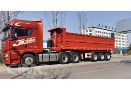 CIMC 3 Axle 35CBM Tractor Tipper Semi Trailer will be Shipped to Malawi