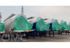 3 Axle 45CBM Dry Bulk Cement Tanker Trailer will be sent to Senegal