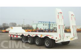 Libyan Customer Feedback of 4 Axle Semi Low Loader Trailer 100Ton