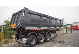3 Axle Hydraulic Tractor Semi Tipper Trailer will be sent Burkina Faso