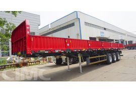 CIMC 3 Axle 34 Ton Dropside Side Tipper Trailer will be shipped to Sudan