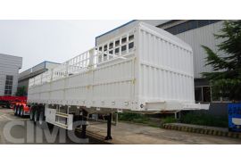 Dominica Customers Feedback of CIMC China Flatbed Fence Cargo Semi Trailer