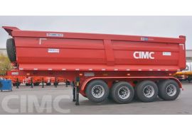 4 Axle Heavy Duty Semi Dump Trailers wil be sent to Djibouti