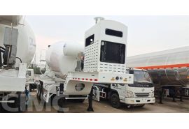 CIMC 3 Axle Concrete Cement Mixer Trailer will be shipped to Mauritania