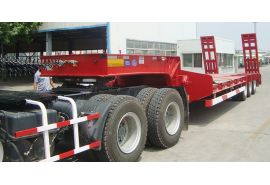 CIMC 80 Ton Tri Axle Low Loader Trailer will be sent to Kenya 
