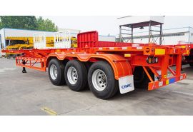 CIMC 12M Tri Axle Skeletal Trailer will be sent to Congo 