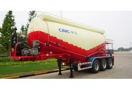 CIMC Tri Axle 30CBM Bulk Cement Semi Trailer will be exported to Zambia