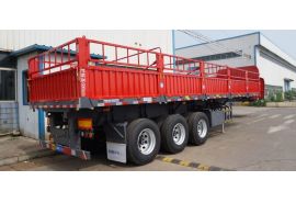 3 Axle 60 Ton Side Wall Semi Trailer is gonna shipping to Ghana Accra