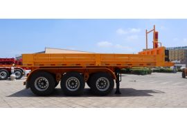 CIMC 3 Axle 35 Cbm Tipper Semi Trailer is already sent to Nigeria