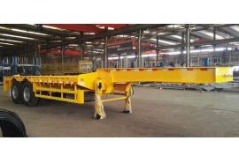 CIMC 2 Axle 50t Lowbed Trailer Truck will be export to Ghana