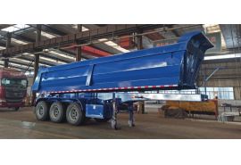 CIMC 3 Axle 33 Cbm Tipper Semi Trailer is gonna export to Tanzania