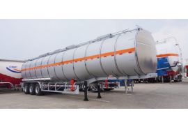 CIMC 45000 Liters Stainless Steel Fuel Tanker Trailer will be sent to Nigeria