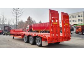 Tri Axle 100 Ton Low Loader Trailer will ship to Coate d'Ivoire