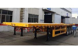 CIMC Tri Axle 40 Ft Flatbed Trailer will be sent to Papua New Guinea