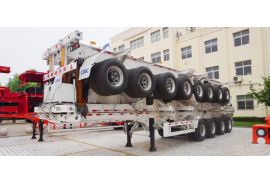 CIMC 4 Axle 40ft Container Chassis Trailer will be sent to Nigeria