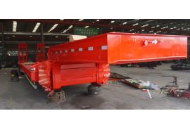 CIMC 4 Line 8 Axle Lowbed Trailer will be sent to Uganda