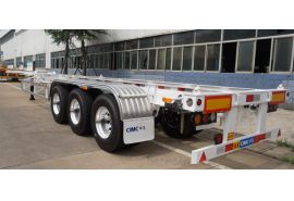 CIMC Tri Axle 40ft Container Chassis Trailer is ready sent to Ivory Coast