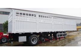 CIMC 3 Axles 60 Ton Fence Cargo Semi Trailer is ready sent to Mozambique