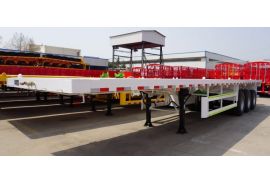 CIMC 3 Axle 40 Foot Flatbed Semi Trailers will ship to Jamaica