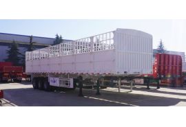 CIMC 60 Ton Livestock Fence Semi Trailer is ready shipping to Congo Kinshasa