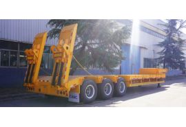 CIMC Tri Axle 60 Ton Low Bed Trailer is gonna ship to Guinea