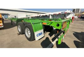 CIMC 2 Axle 40ft Container Chassis Trailer will sent to Port Sudan