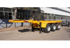 CIMC 20 Ft Sea Container Trailer Chassis will be sent to Mauritius