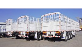CIMC 3 Axle 40 Ton Fence Bulk Cargo Trailer is ready shipping to Uganda