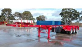 CIMC 40 Ft Shipping Container Trailer Chassis will be sent to Madagascar