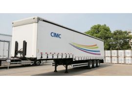 CIMC Curtain Side Semi Trailer will sent to Tanzania