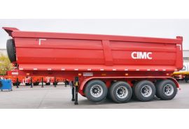 CIMC 4 Axle Heavy Duty End Dump Trailer will be sent to Kenya