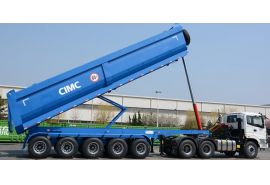 CIMC Rock Rear Dump Semi Trailer will export to Zimbabwe Harare