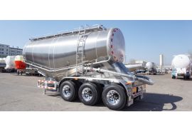 CIMC 3 Axle 35m3 Dry Bulk Cement Tanker Trailer is gonna ship to Jamaica