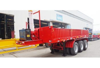 CIMC 3 Axle New Hydraulic Tipper Trailer will export to Tanzania