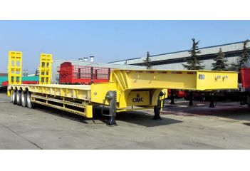 CIMC 4 Axle 100T Lowbed Trailer will be sent to Mauritania