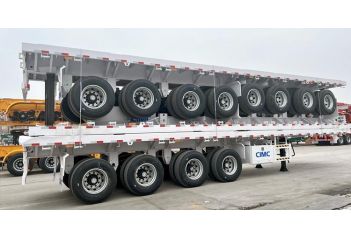 CIMC 4 Axle Flatbed Trailer will be sent to Ghana