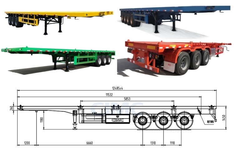 What are all the Types of Flatbed Trailer? - CIMC Flatbed Trailer for Sale