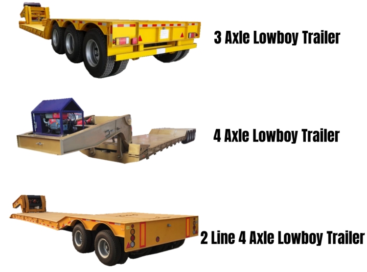 What are the Different Types of Low Bed Trailers? - CIMC Low Bed Trailer for Sale