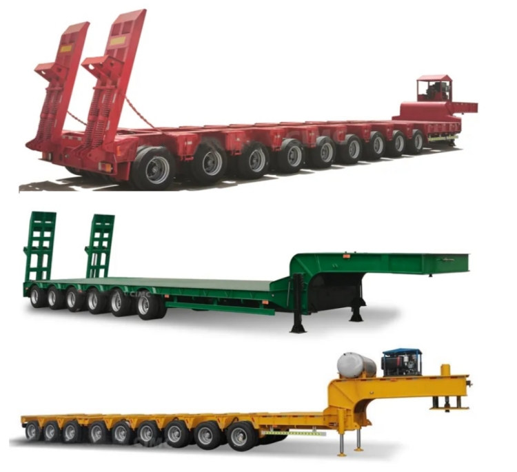 What are the Different Types of Low Bed Trailers? - CIMC Low Bed Trailer for Sale