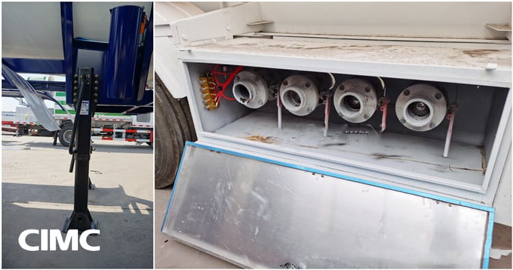 Some details of CIMC 45000Lts Tri Axle Fuel Tanker Trailer