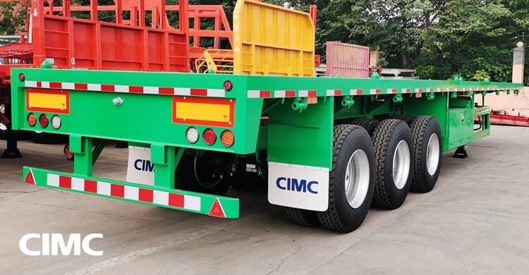 CIMC 3 Axle Flatbed Tractor Trailer will be sent to Namibia