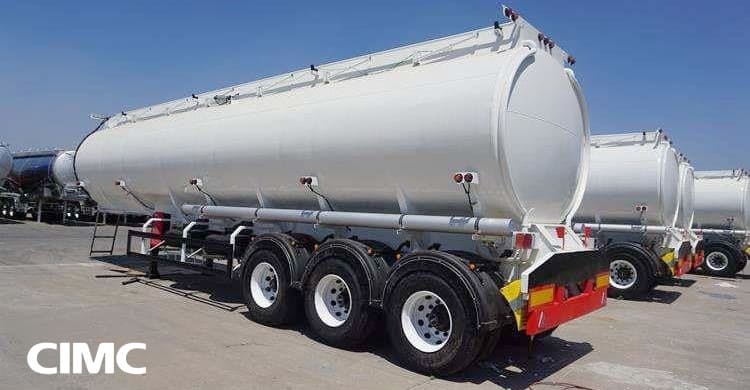 CIMC 45000Lts Tri Axle Fuel Tanker Trailer will shipped to Cote d'Ivoire Abidjan
