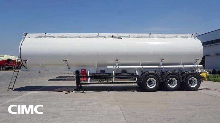 CIMC 45000Lts Tri Axle Fuel Tanker Trailer will shipped to Cote d'Ivoire Abidjan